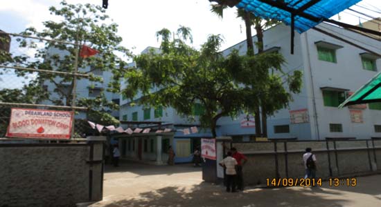 Frontal View of the Main School Building